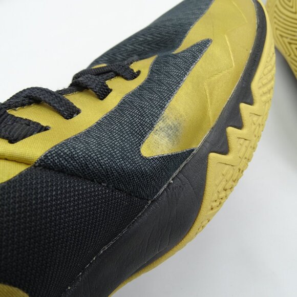 NIKE PRECISION VI 6 BLACK-METALLIC GOLD BASKETBALL SZ 12.5 US [DD9535-005] - Picture 8 of 10